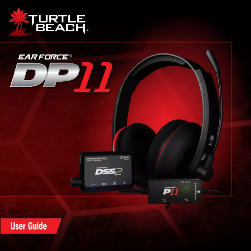Page 1 de la notice Manuel utilisateur Turtle Beach Ear Force DP11