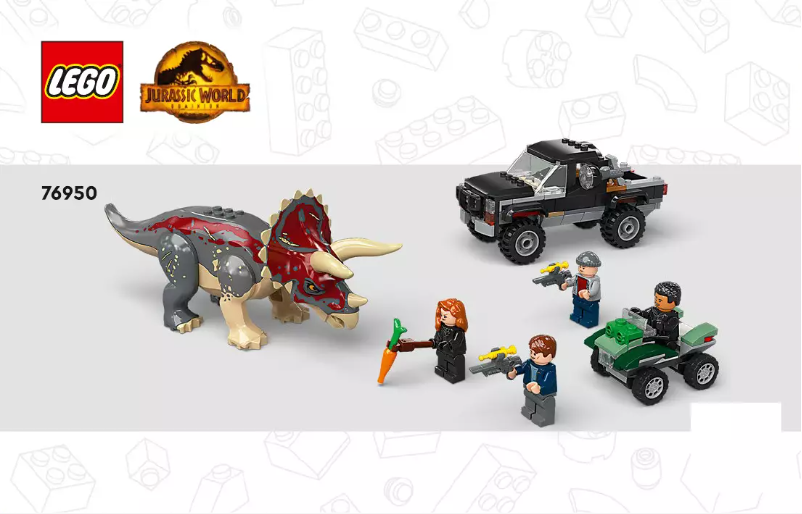 Page n°1 - Manuel utilisateur Lego Jurassic World 76950