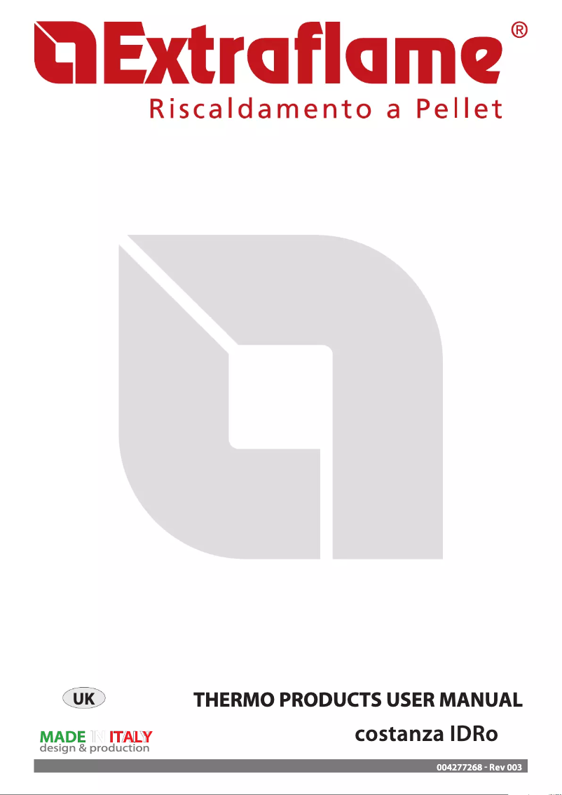 Página 1 del manual Manual de usuario La Nordica Costanza IDRo
