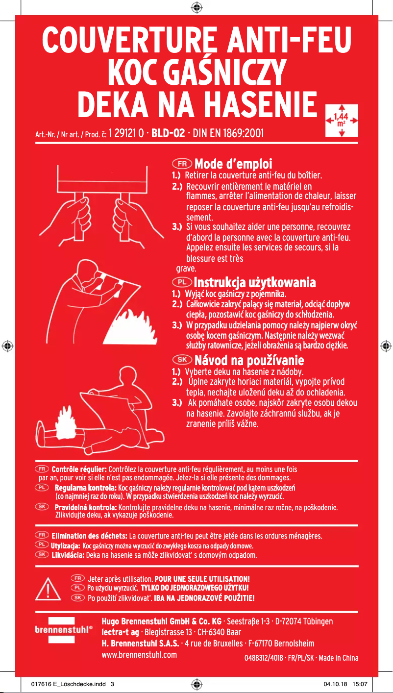 Page n°1 - Manuel utilisateur Brennenstuhl BLD-02