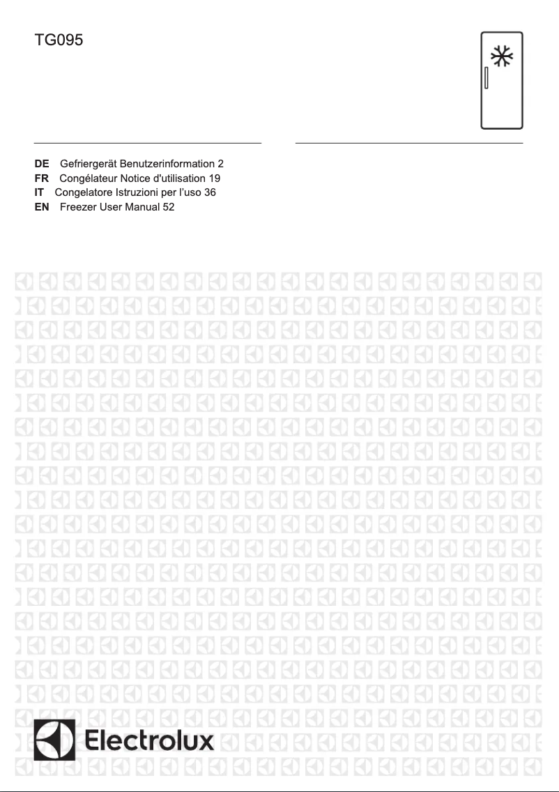 Image de la première page du manuel de l'appareil TG095