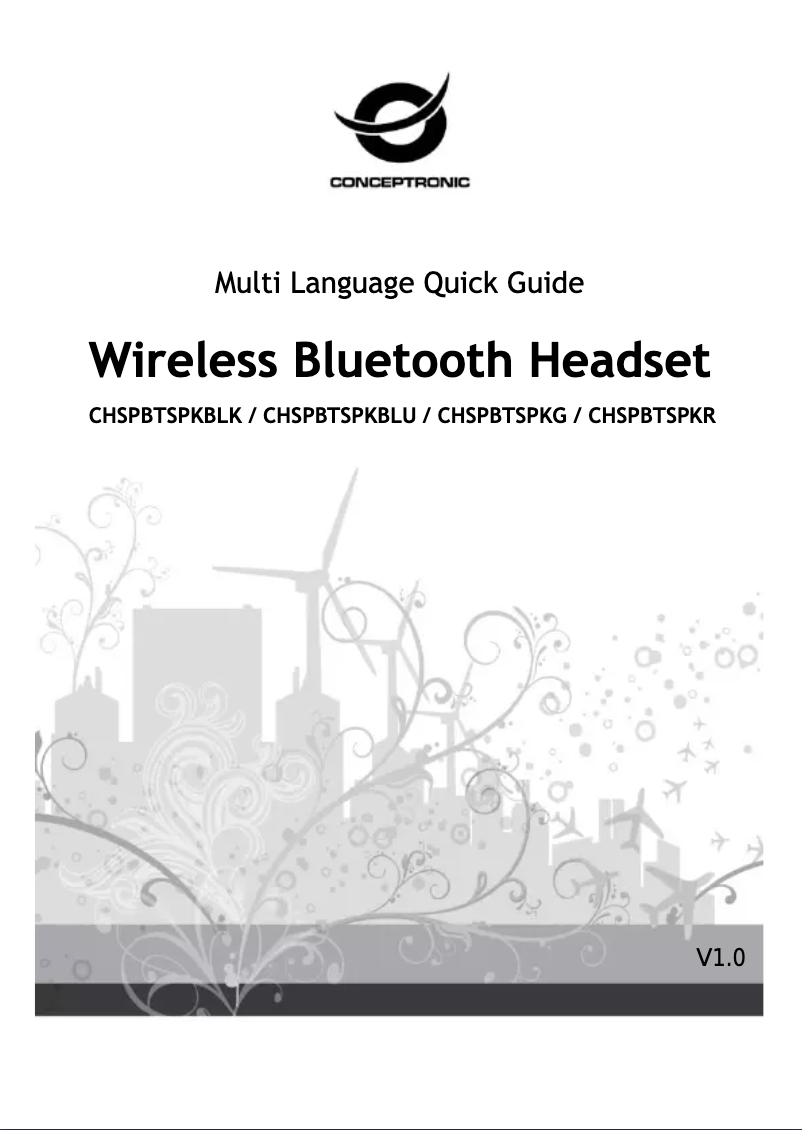 Page 1 de la notice Manuel utilisateur Conceptronic 120831607