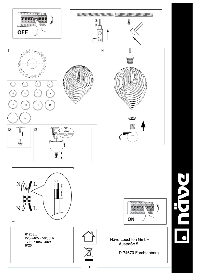 Página 1 del manual Manual de usuario Näve Armella