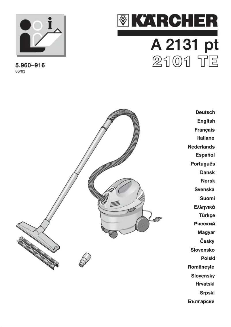 Image de la première page du manuel de l'appareil A 2131