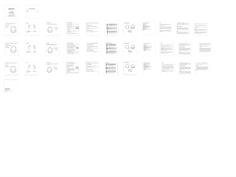 Page 1 de la notice Manuel utilisateur Artsound Brainwave07