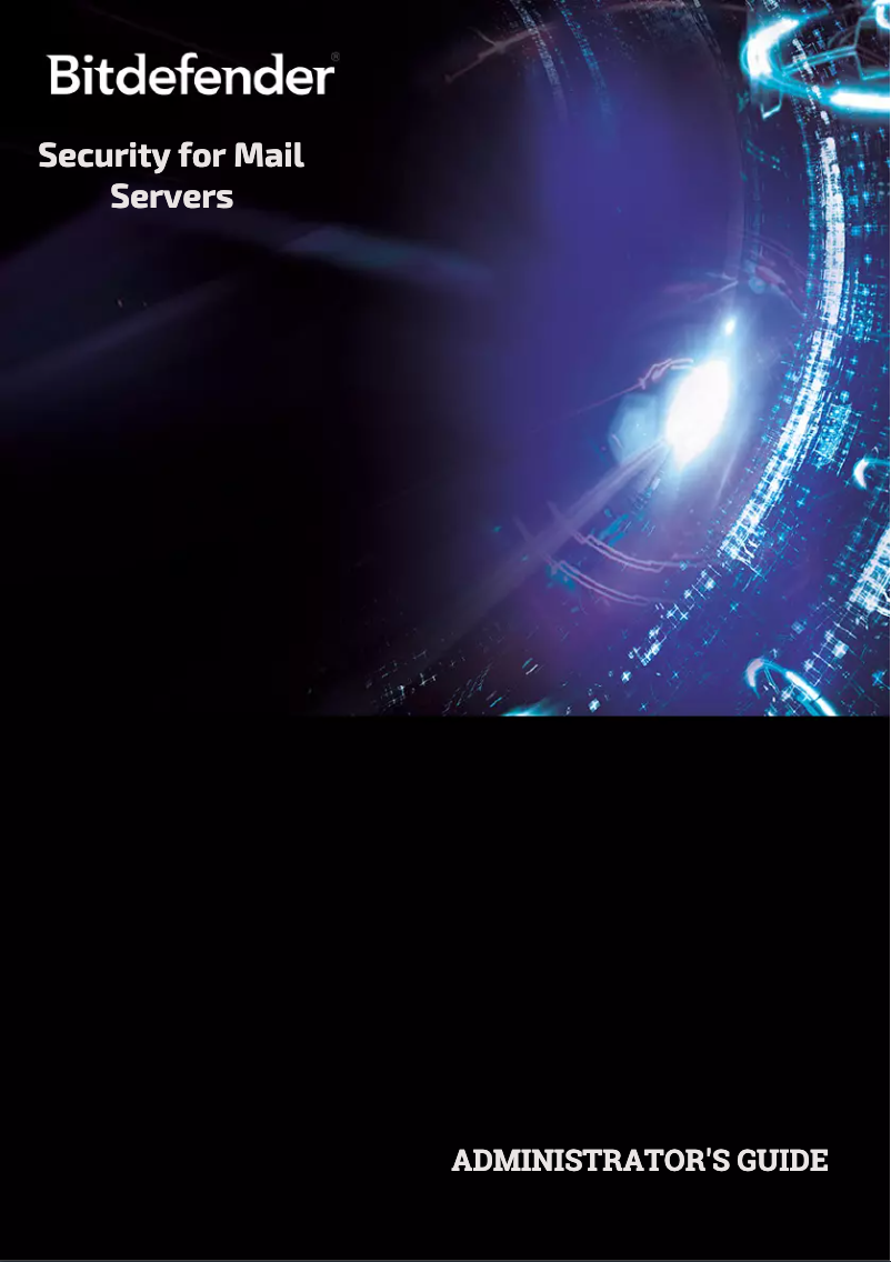 Page 1 de la notice Manuel utilisateur Bitdefender Security for Mail Servers (Linux)