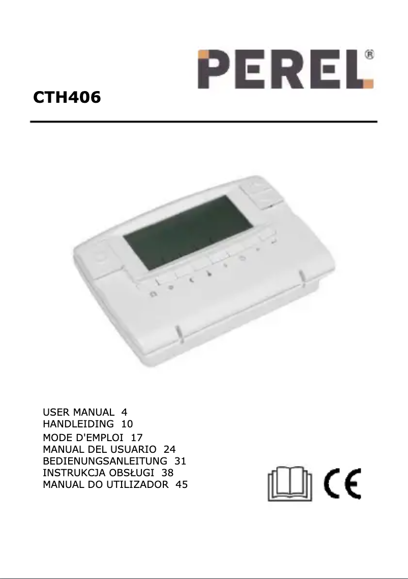 Image de la première page du manuel de l'appareil CTH406