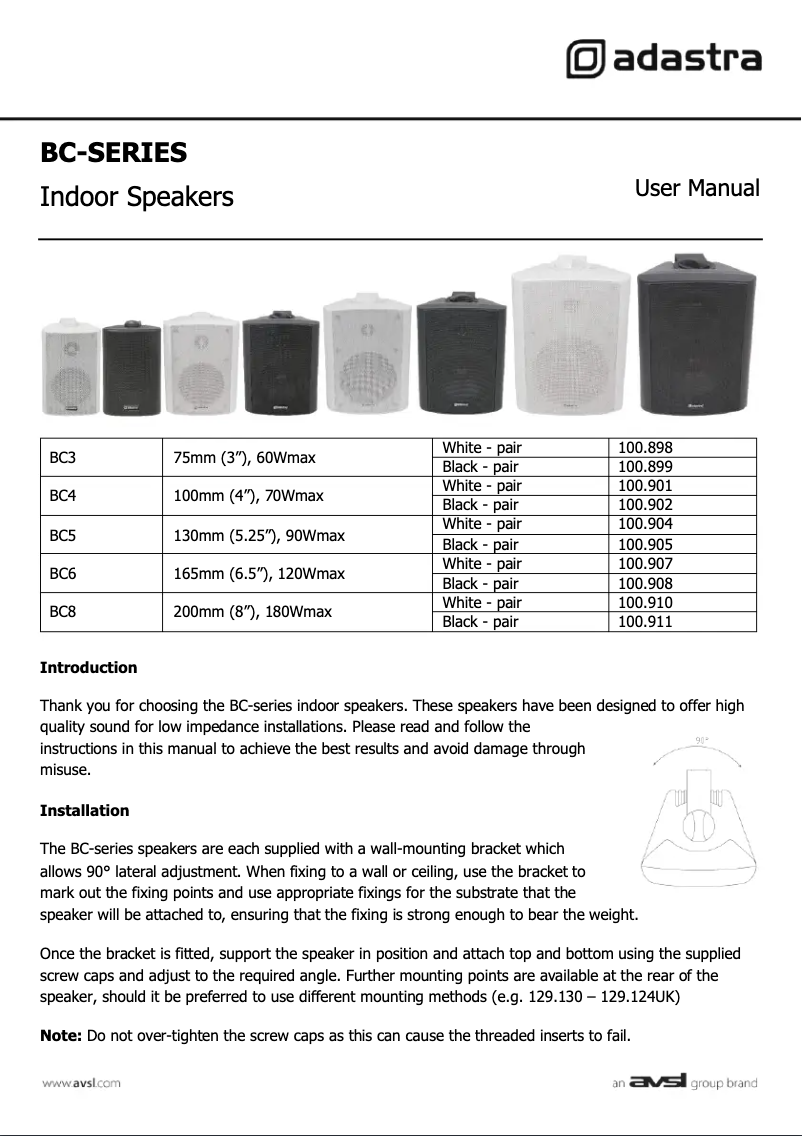 Image de la première page du manuel de l'appareil BC3