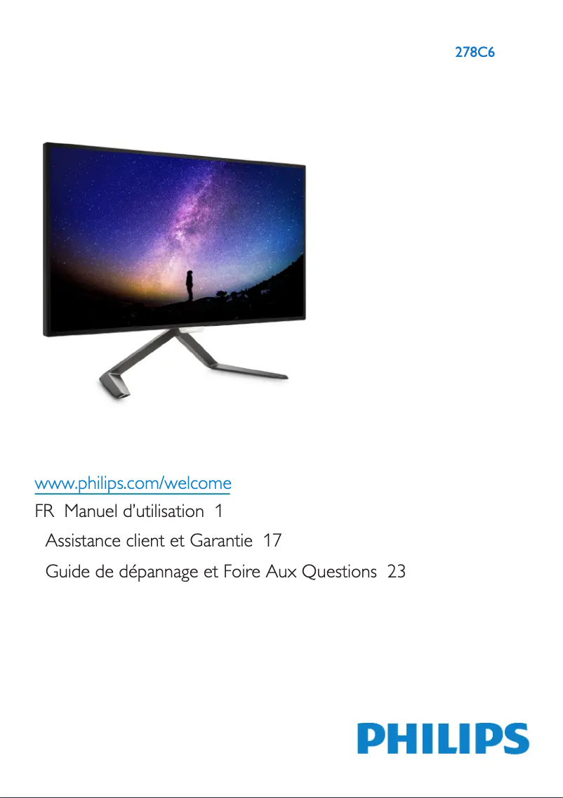 Imagen de la primera página del manual del dispositivo 248C6QJSW