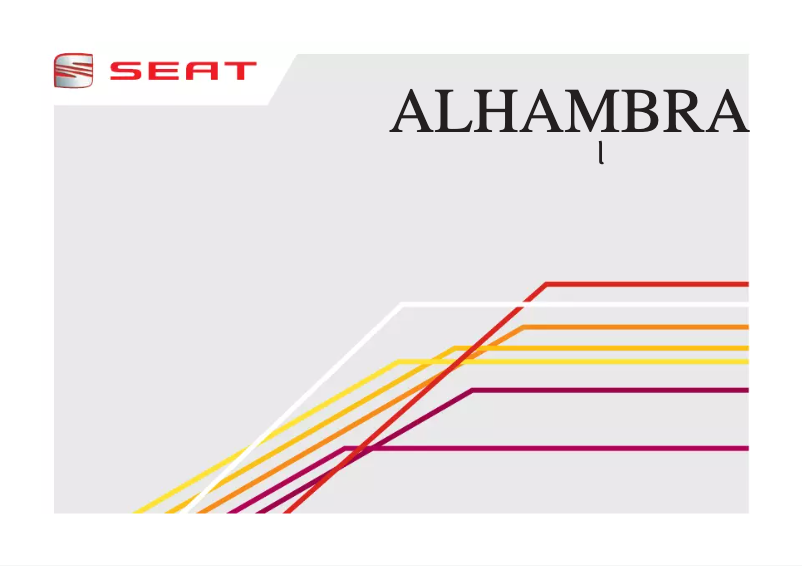Image de la première page du manuel de l'appareil Alhambra (2013)