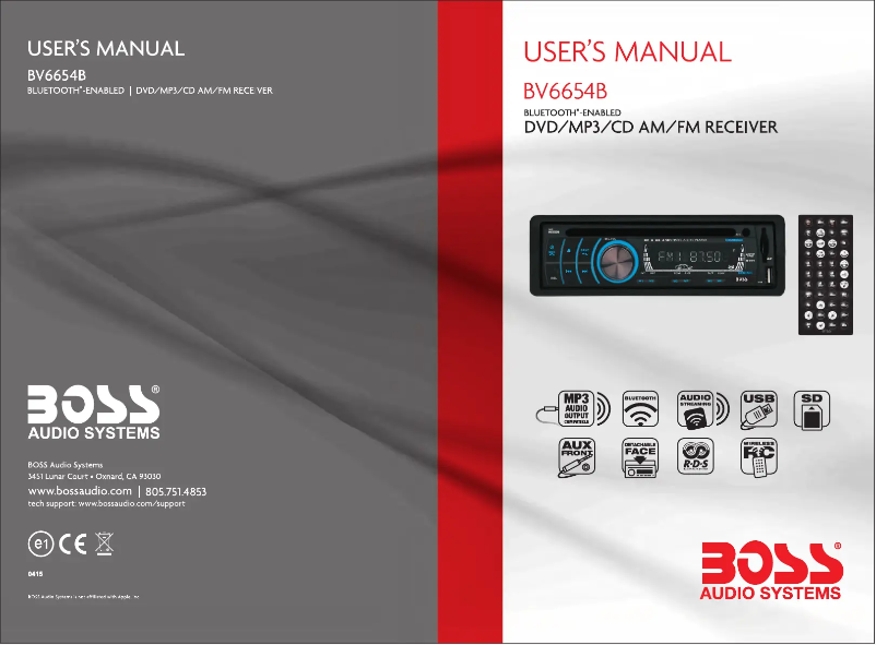 Imagen de la primera página del manual del dispositivo BV6654B