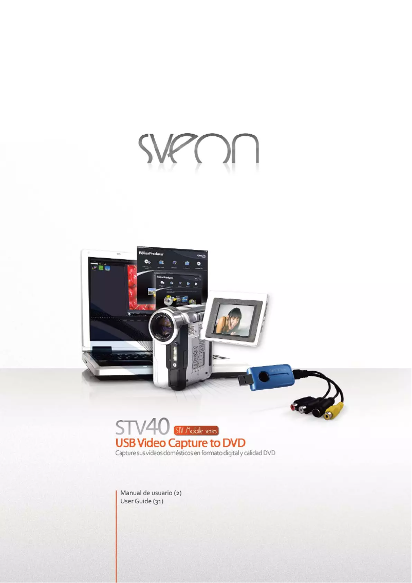 Page 1 de la notice Manuel utilisateur Sveon STV40