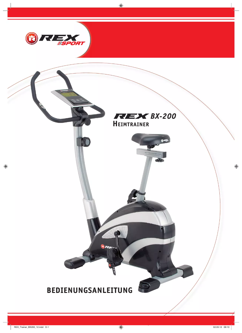 Page n°1 - Manuel utilisateur Rex BX-200