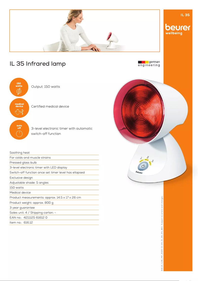 Image de la première page du manuel de l'appareil IL 35