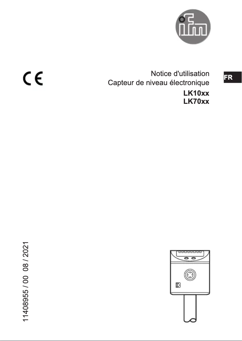 Image de la première page du manuel de l'appareil LK7024