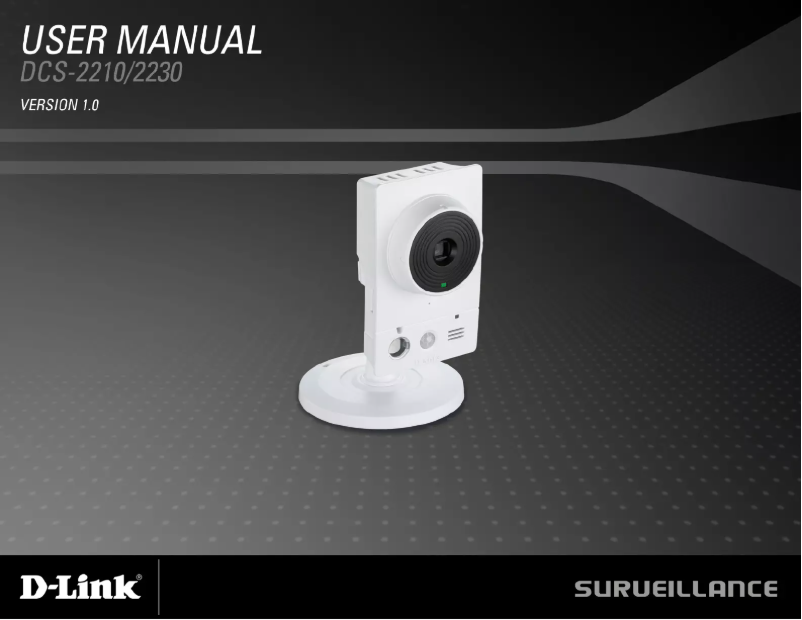 Image de la première page du manuel de l'appareil DCS-2210L