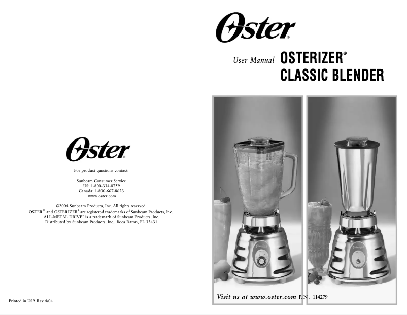 Image de la première page du manuel de l'appareil Izer Classic