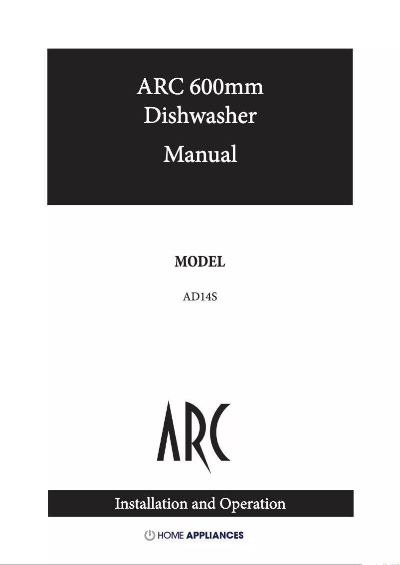 Page n°1 - Manuel utilisateur ARC AD14S