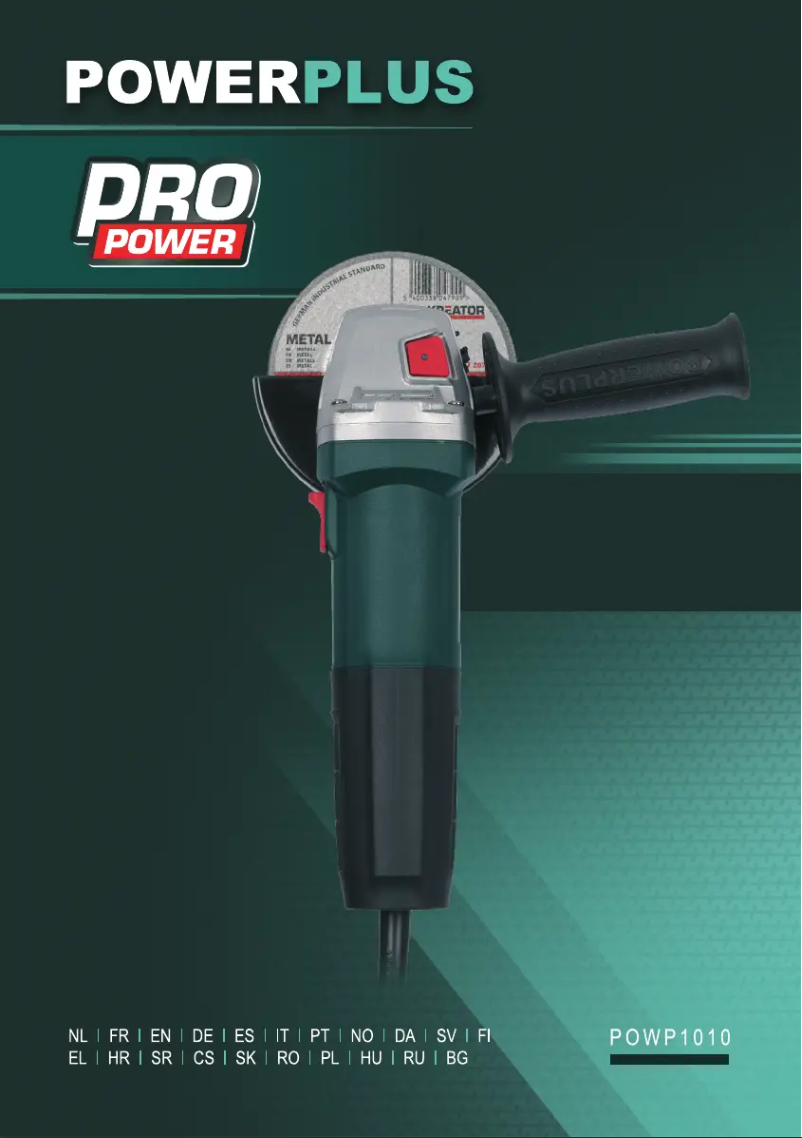 Page n°1 - Manuel utilisateur PowerPlus POWP1010