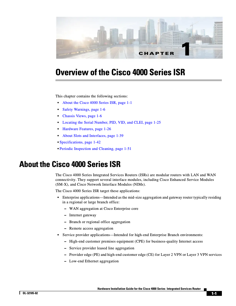 Page 1 de la notice Manuel utilisateur Cisco 4351