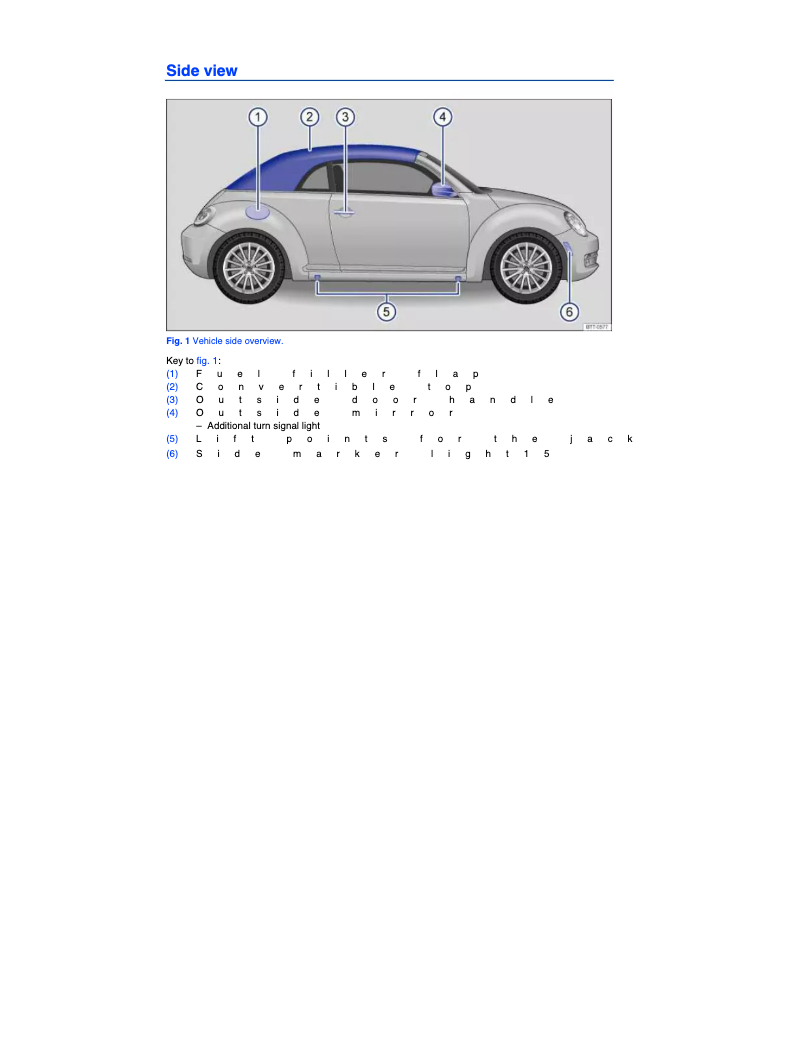 Page n°1 - Manuel utilisateur Volkswagen Beetle Convertible (2014)