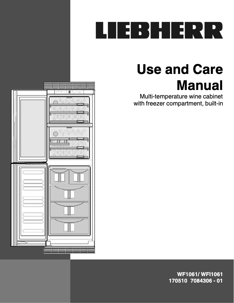 Page 1 de la notice Manuel utilisateur Liebherr WF1061