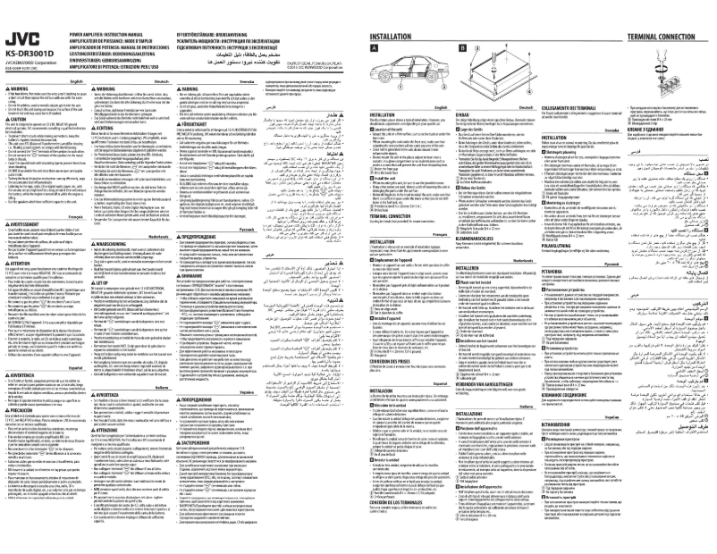 Página 1 del manual Manual de usuario JVC KS-DR3001D