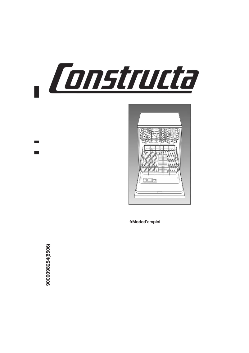 Page n°1 - Manuel utilisateur Constructa CG 660J7