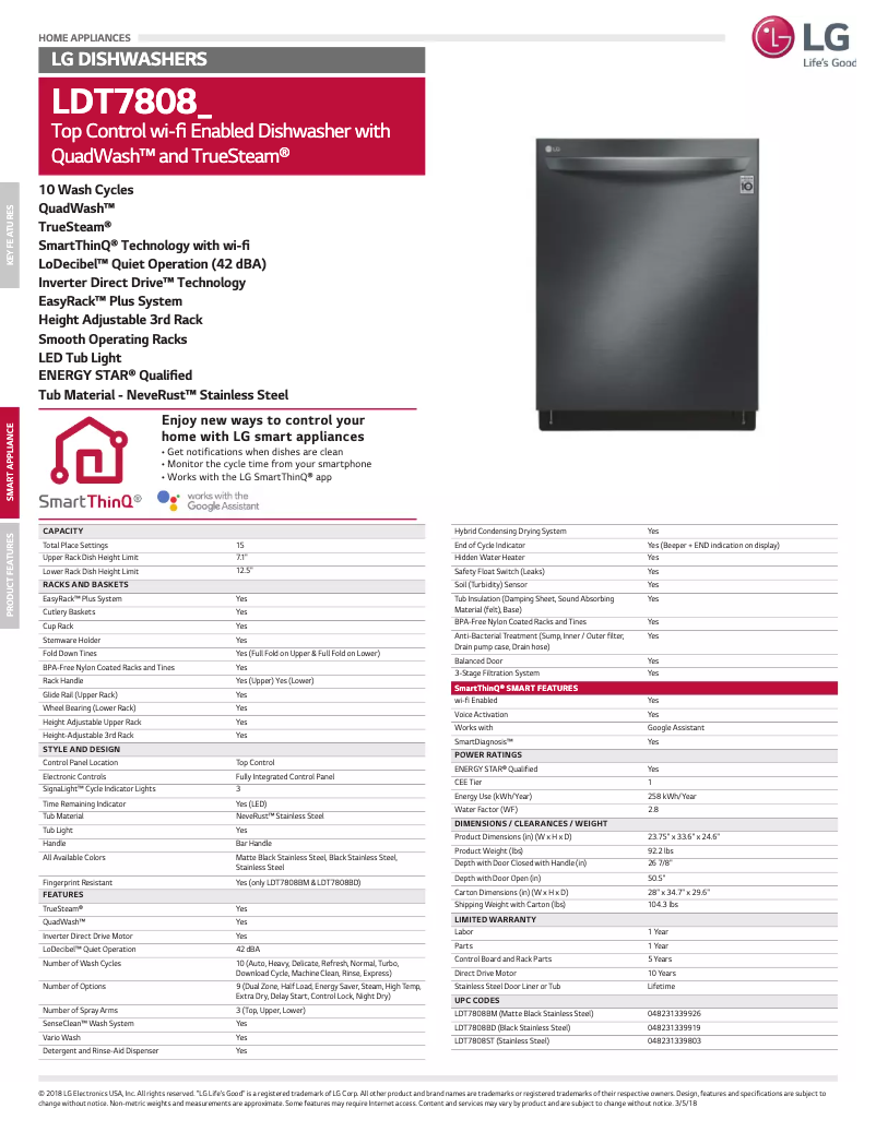 Image de la première page du manuel de l'appareil LDP6797BD