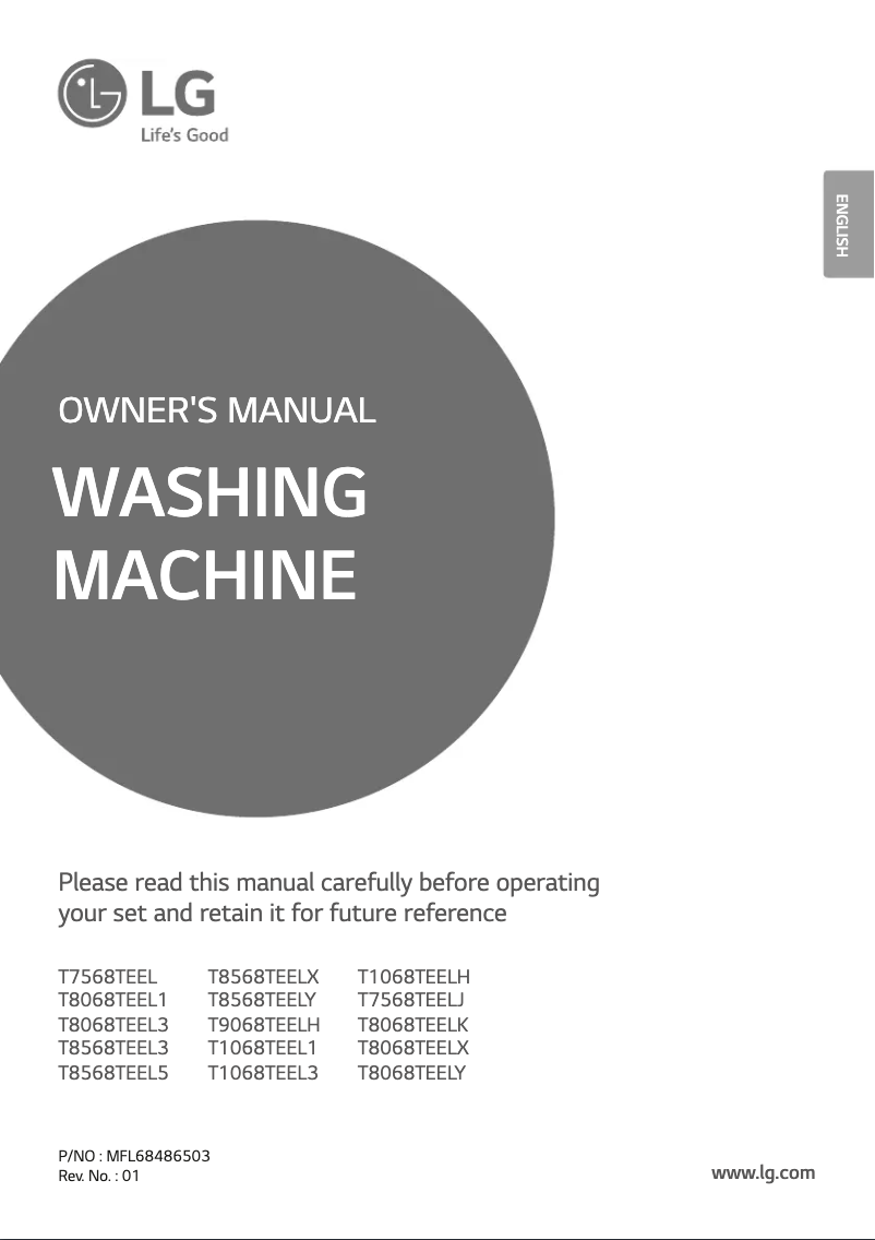 Página 1 del manual Manual de usuario LG T8568TEELX