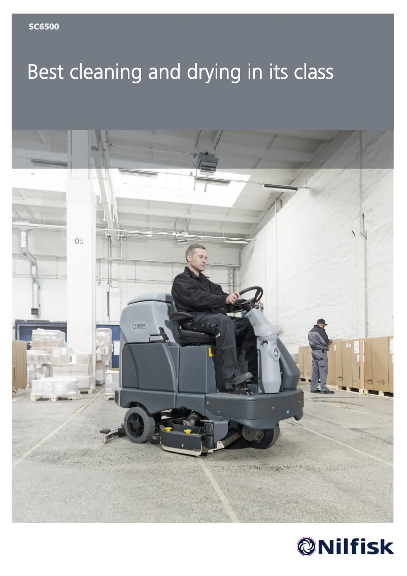 Page 1 de la notice Brochure Nilfisk SC6500