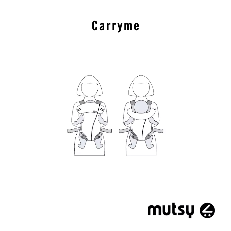 Page 1 de la notice Manuel utilisateur Mutsy Carryme