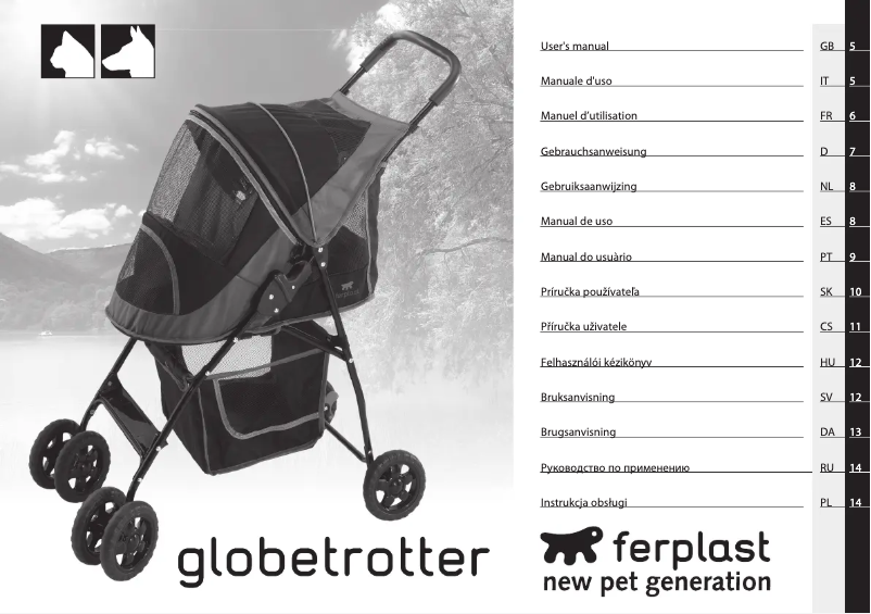 Page n°1 - Manuel utilisateur Ferplast Globetrotter
