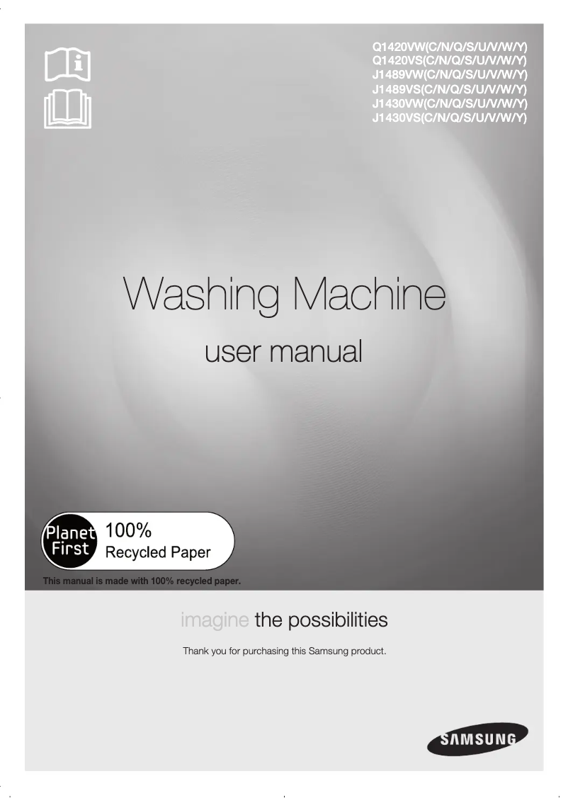 Página 1 del manual Manual de usuario Samsung J1489VSCU