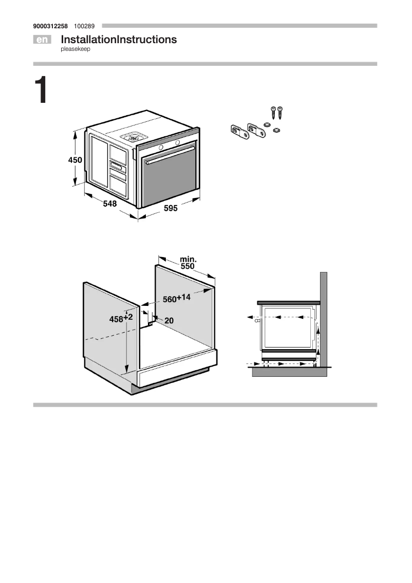 Page n°1 - Guide d'installation Siemens HB36P572B