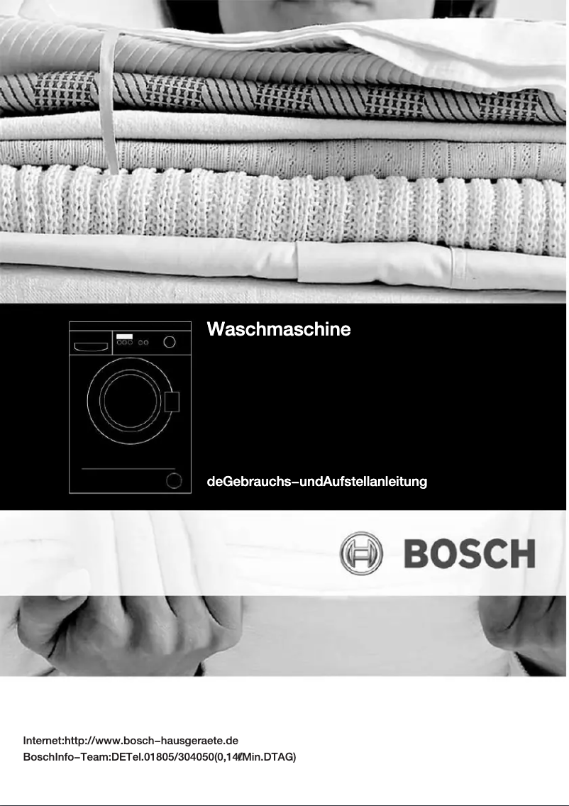 Page n°1 - Manuel utilisateur Bosch Classixx 5 WAA28260