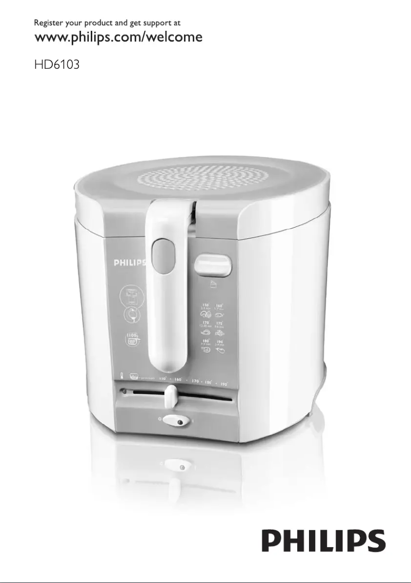 Page n°1 - Manuel utilisateur Philips HD6103