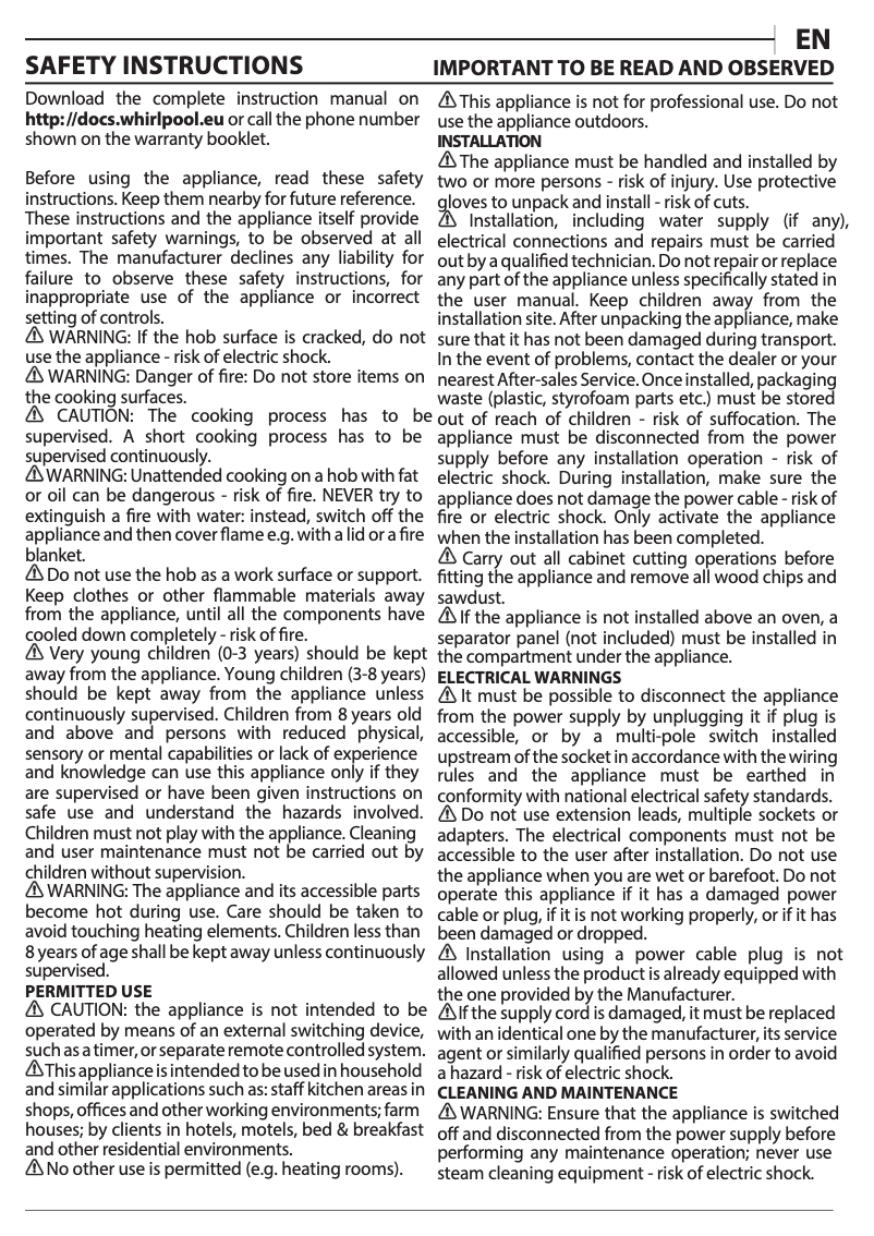 Image de la première page du manuel de l'appareil PCTHR 6042 NE