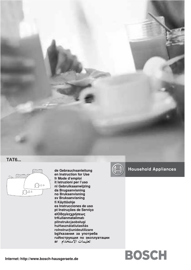 Página 1 del manual Manual de usuario Bosch TAT6101GB