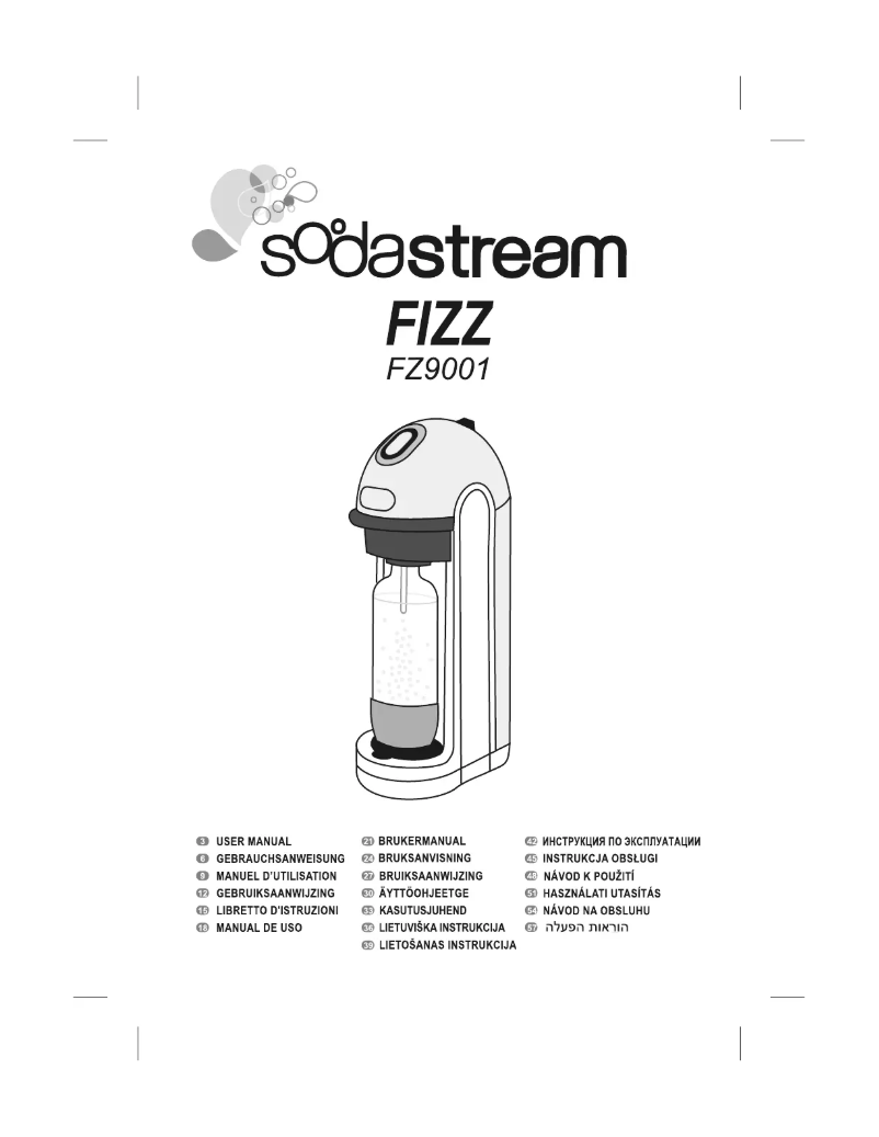 Page n°1 - Manuel utilisateur SodaStream Fizz
