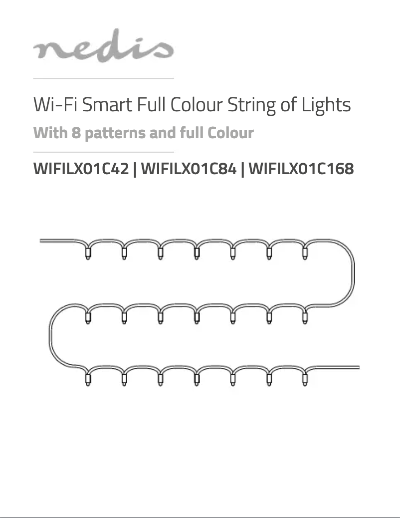 Page 1 de la notice Manuel utilisateur Nedis WIFILX01C168