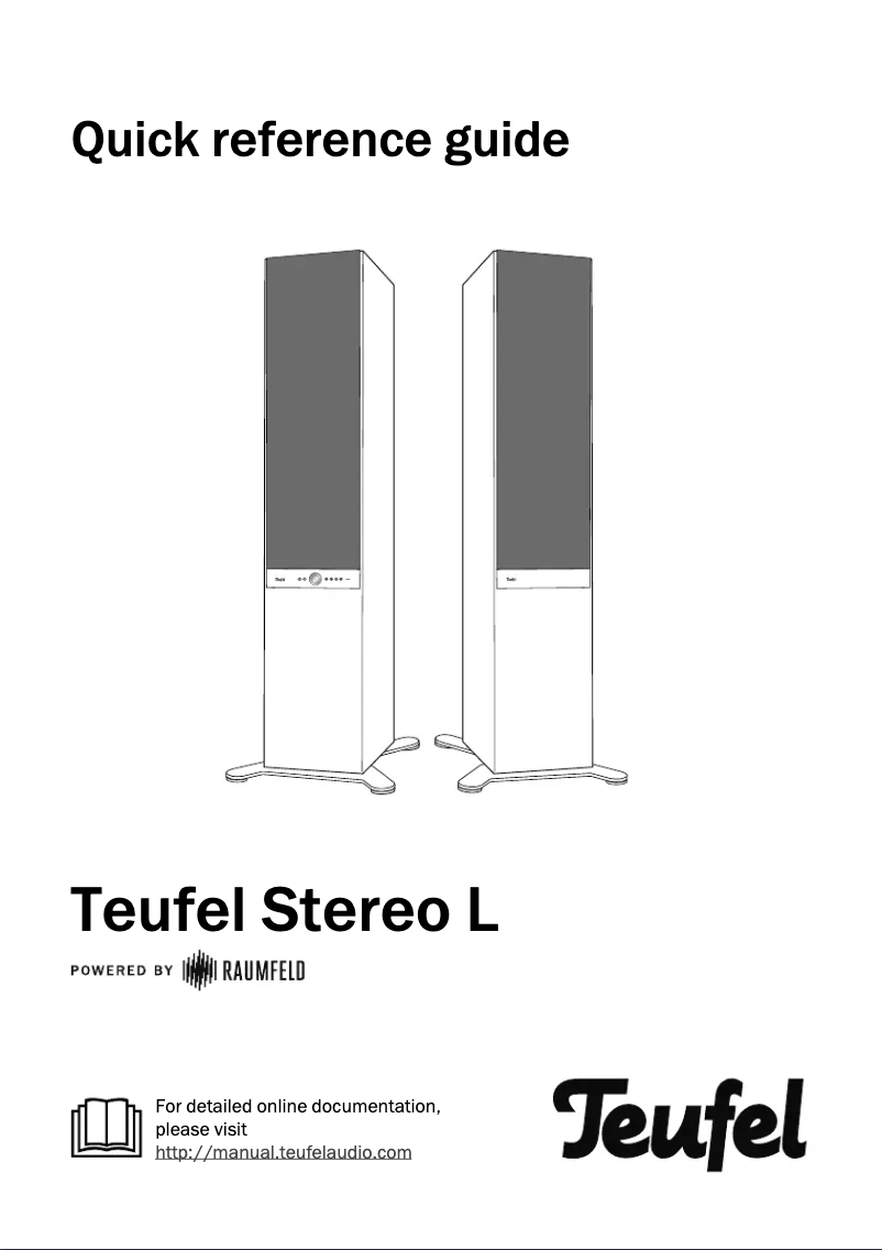 Page 1 de la notice Manuel utilisateur Teufel Stereo L