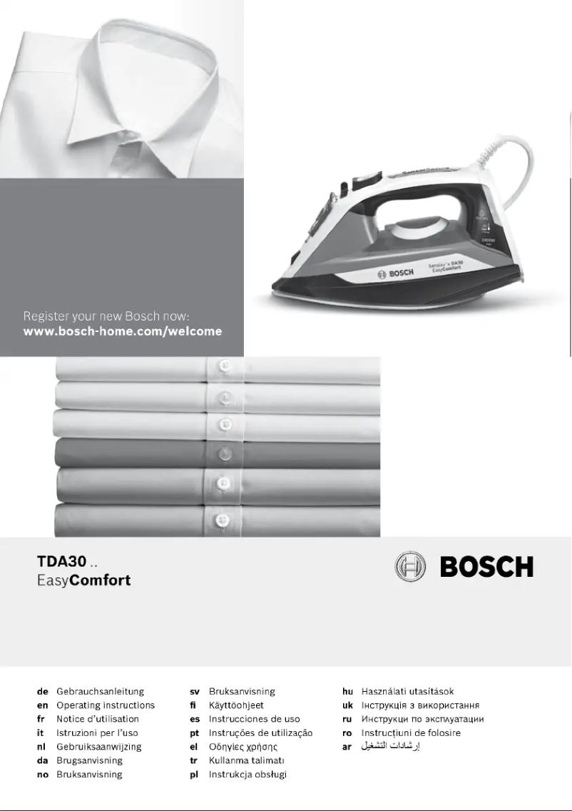 Página 1 del manual Manual de usuario Bosch Sensixx'x DA30 EasyComfort TDA30EASY