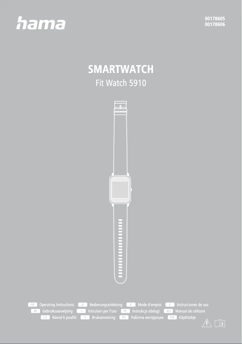 Image de la première page du manuel de l'appareil Fit Watch 5910