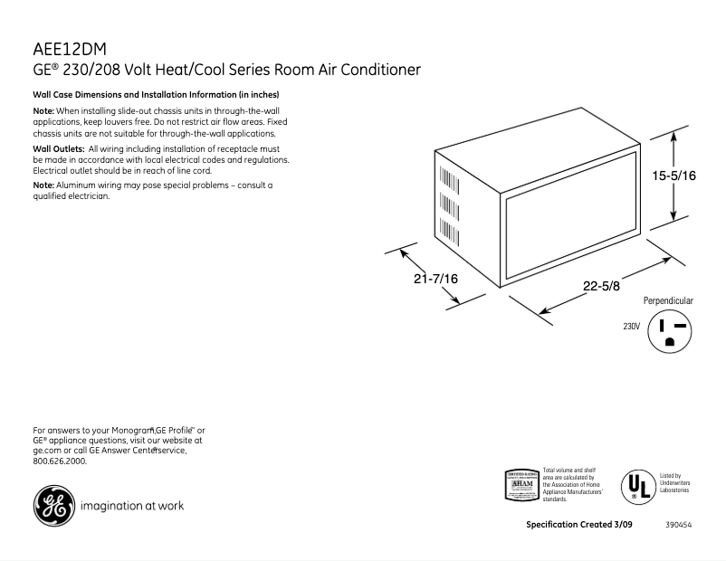Imagen de la primera página del manual del dispositivo AEE12DM