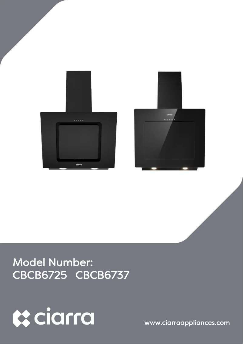 Page 1 de la notice Manuel utilisateur Ciarra CBCB6737