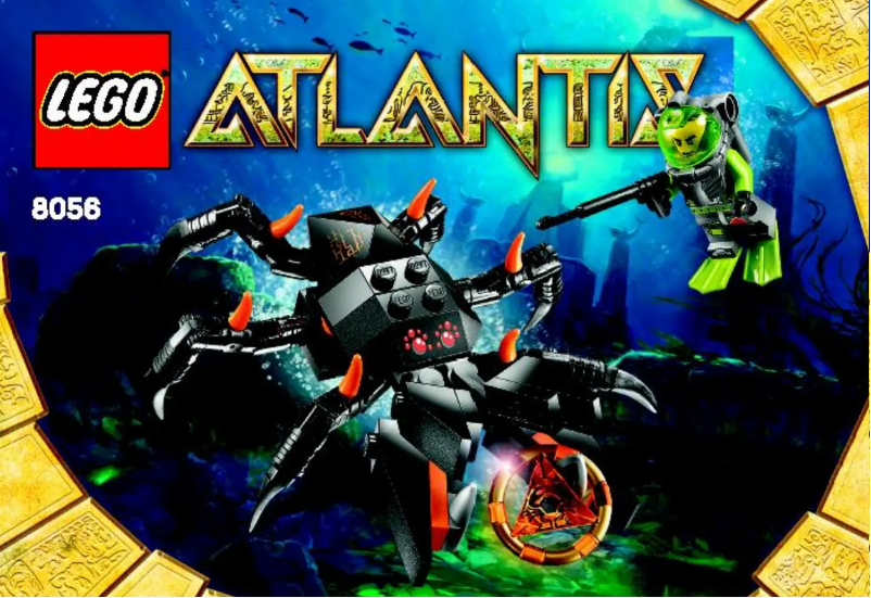 Page 1 de la notice Manuel utilisateur Lego Atlantis 8056