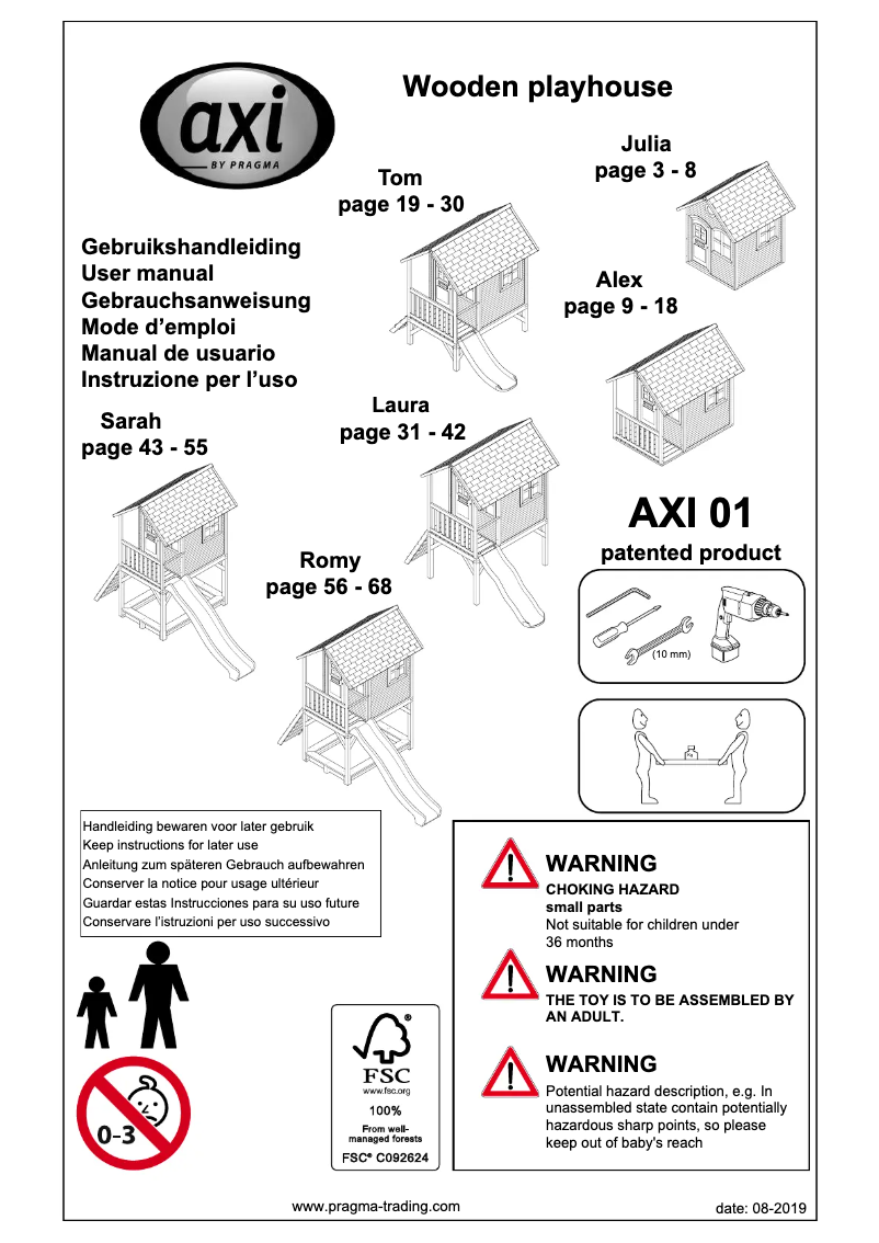 Página 1 del manual Manual de usuario AXI Romy