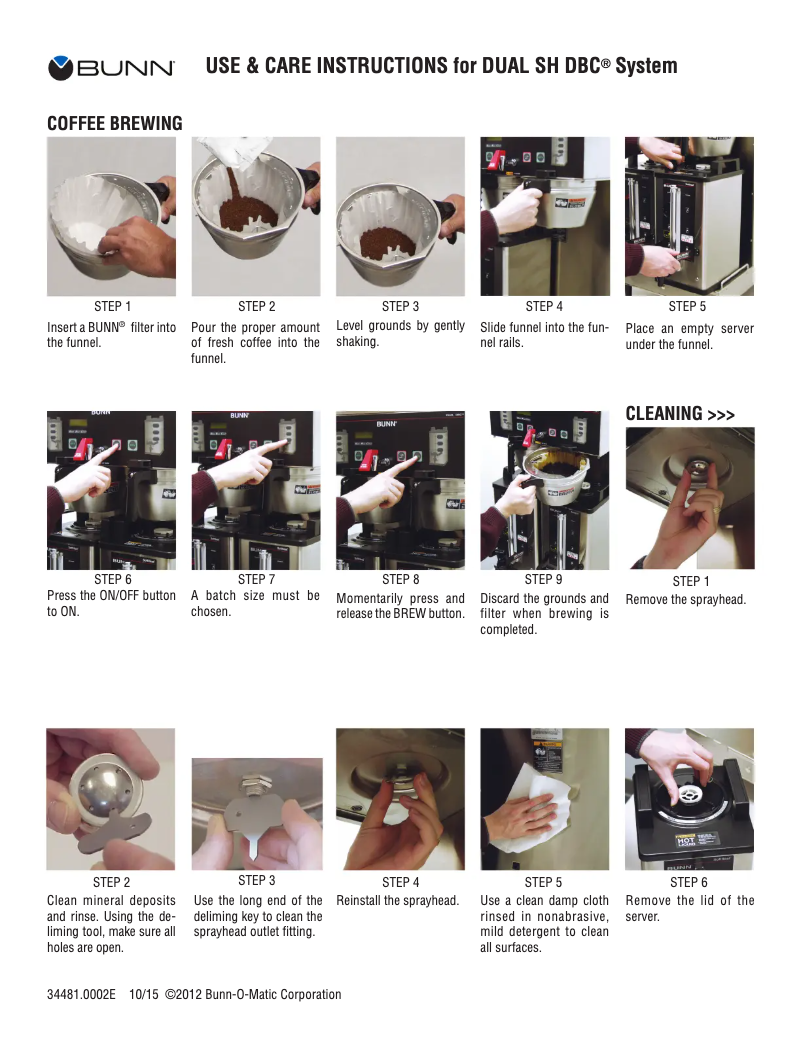 Image de la première page du manuel de l'appareil Single SH Soft Heat DBC