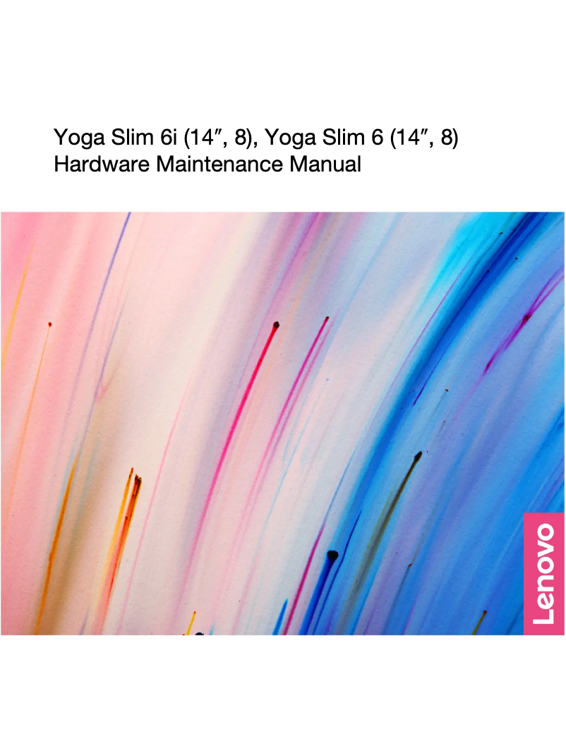 Page n°1 - Manuel utilisateur Lenovo Yoga Slim 6i